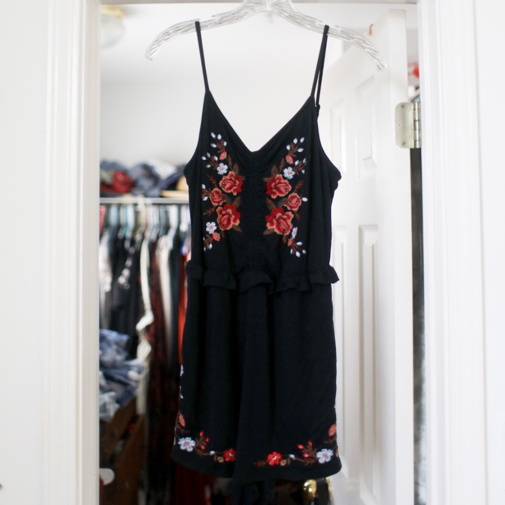 American eagle floral romper